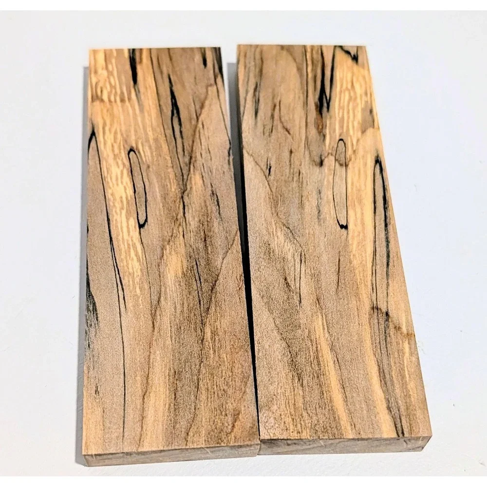 Knife Scales Bookmatched Spalted Maple | 6